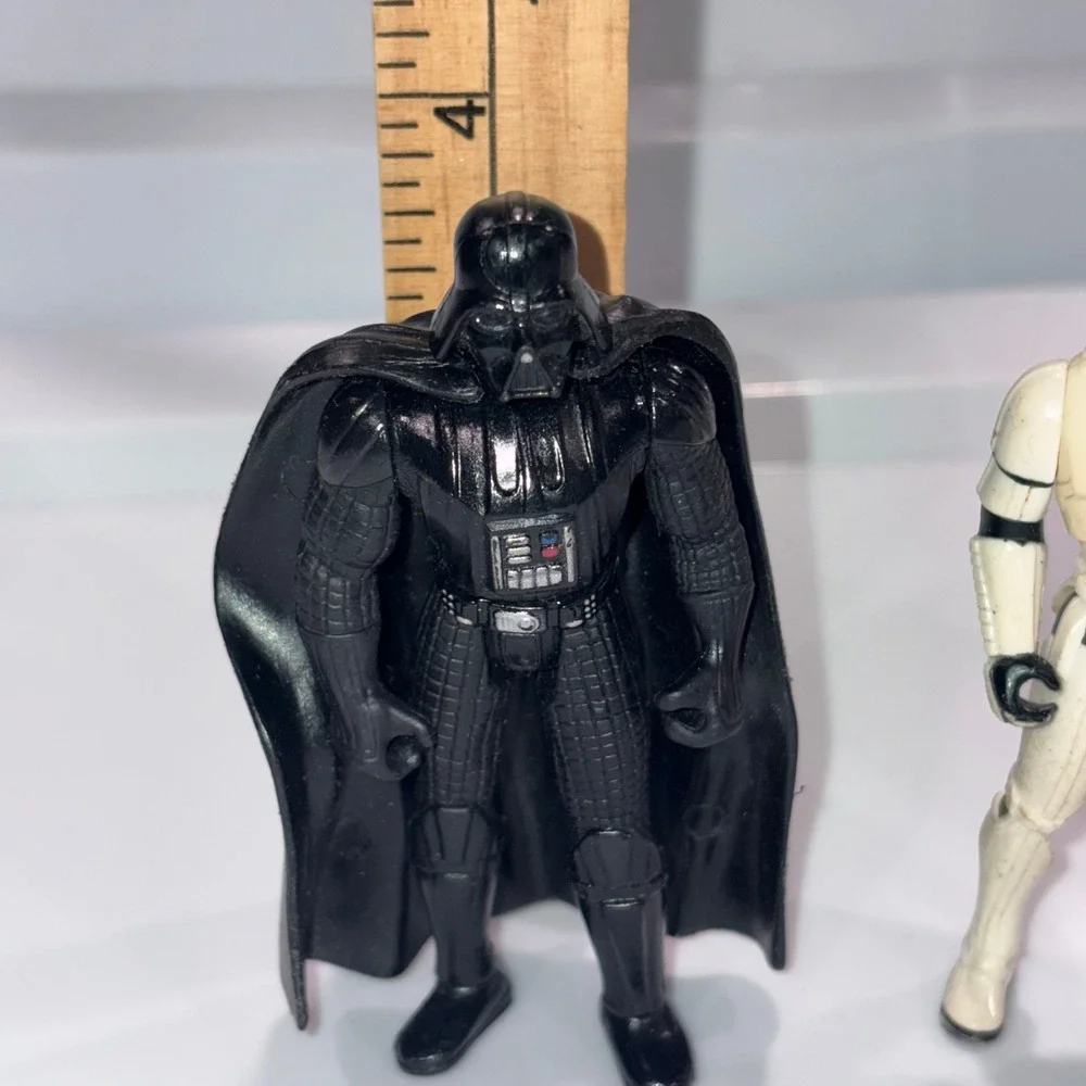 Vintage Action Figure Lot 3pc Star Wars 4in Black White Kenner Hasbro